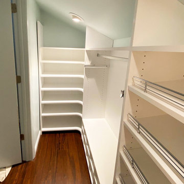 White Walk-In Closets Project: Elevating Closet Organization and Aesthetics