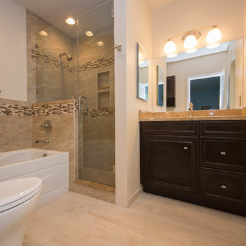 Coral Gables Modern Mediterranean Master Bath