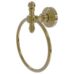 Allied Brass - Retro Wave Towel Ring, Unlacquered Brass - The traditional motif from this elegant collection has timeless appeal. Towel ring is constructed of solid brass and is an ideal six inches in diameter. It is ideal for displaying your favorite decorative towels or for providing the space for daily use.