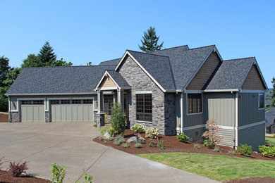 Contemporary exterior home idea in Portland