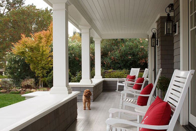 This is an example of a traditional porch design in San Francisco.