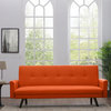 Morgan Click Clack Futon Sofa Bed, Orange
