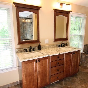 West Windsor, New Jersey Master bathroom