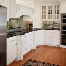 back splash, counter tops