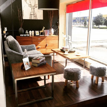 A Mid Century-Shabby Chic Living Space