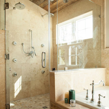 Earth Tone Master Bath