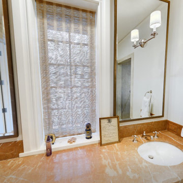Polo Club - Suite Bath, Stone & Brass