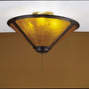 Meyda Tiffany 27434 Van Erp 3 Light 16"W Semi Flush Ceiling - Tiffany Glass
