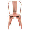 Elio Rose Gold Dining Chair