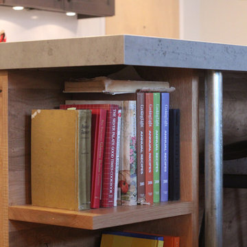 Neolith Beton Countertop with 2.5" Drop Mitre Edge