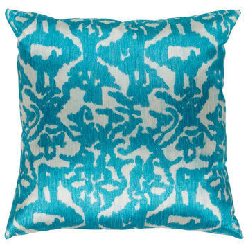 Lambent by Surya Pillow Cover, Sea Foam/Teal, 22' x 22'