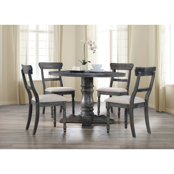 Selena Transitional Table, Weathered Gray