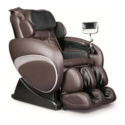 Osaki OS-4000 Executive Zero Gravity Massage Chair in Burgundy & Black - Massage Chairs