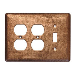Duplex-Toggle Copper Switch Plate Cover - Switch Plates And Outlet Covers