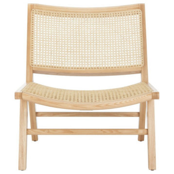 Talbot Rattan Accent Chair, Natural