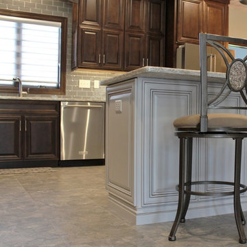 Geneseo, IL- Rich Mocha Stained Cabinets and Cambria Berwyn Quartz Kitchen