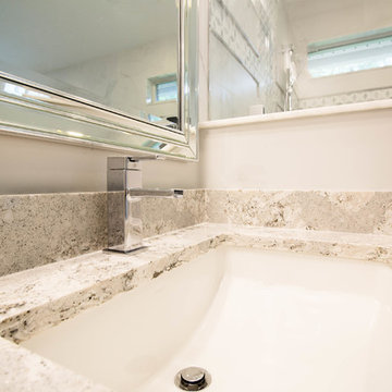 Intracoastal Grey & White Master Bath