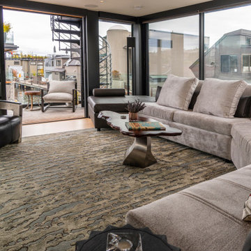 Expansive Living Space with Creative Details