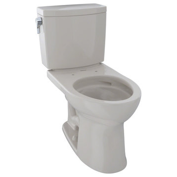 Toto Drake II 1G Elongated 1.0 GPF Toilet, Sedona Beige