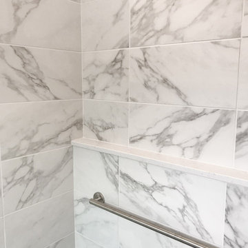Modern Marble Master Bath