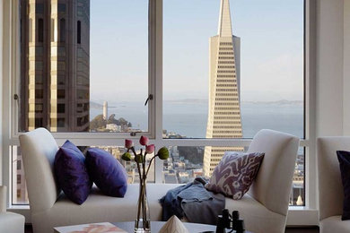 Trendy living room photo in San Francisco