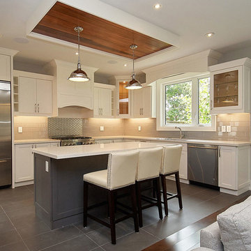 High-End Open Concept Interior Design: Kitchen