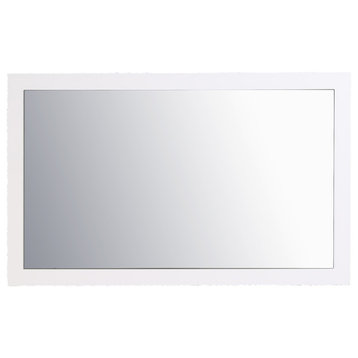 Eviva Sun 48" White Wall Mirror