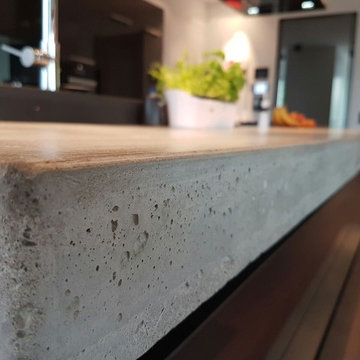 BAX Küche mit Miele und Beton in Leichlingen