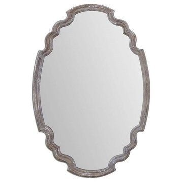 Beaumont Lane Aged Wood Mirror