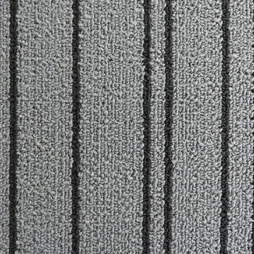 Striped Loop Berber Carpet Silver