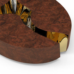LAPIAZ OVAL WALNUT Center Tables - Coffee Tables