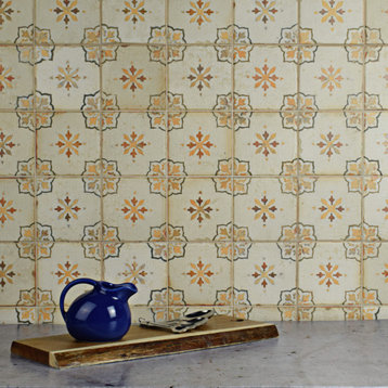 Mirambel Marron Ceramic Floor and Wall Tile