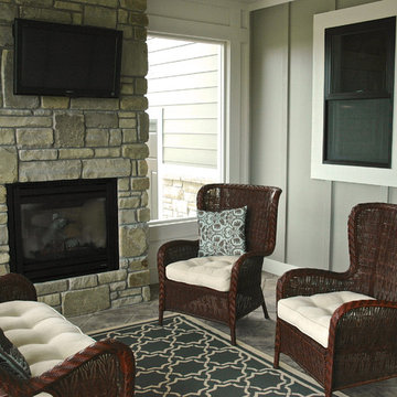 YBC All Season Porch - ElanG Media and Fireplace Control