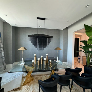 Wallpaper installation Dining Room in Milpitas