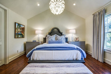 Elegant bedroom photo in Dallas