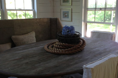 Mountain style dining room photo in Columbus