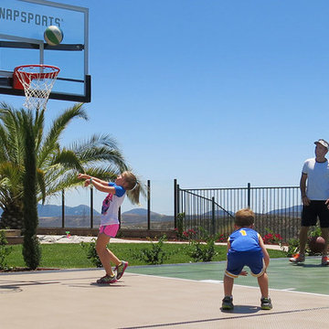 Southern California Backyard Court