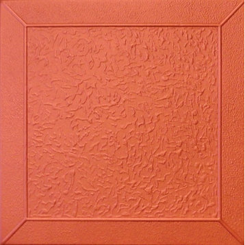 19.6"x19.6" Styrofoam Glue Up Ceiling Tiles R27, Copper