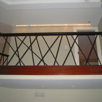 Ecclectic Stair with a Christmas Flair