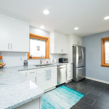Transitional Kitchen Update Done in Maple