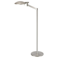 Perch Pharmacy 8.60 Floor Lamp, 22.75", Satin Nickel