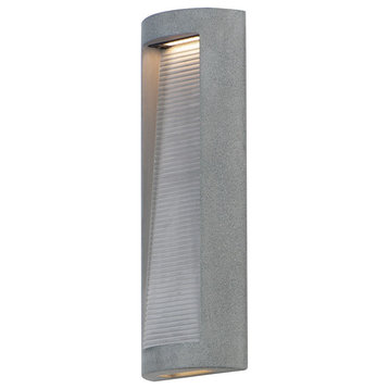 ET2 Boardwalk Large LED Outdoor Wall Sconce E14384-GSN - Greystone