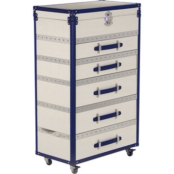 Tiffany 5-Drawer Cabinet With Lid