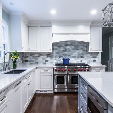 Double Stove with Magnificent Hood