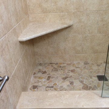 Curbed Walk-In Showers