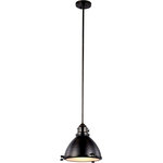 Trans Globe - Trans Globe PND-1005 WB Performance - 13" One Light Pendant - The Performance 13" Pendant provides abundant light to your home's interior while adding style and interest. Transform your living spaces with this Nautical fixture that enhances a variety of interior design themes. This single light fixture offers an adjustable hanging height, and features a domed metal shade. The Frosted Glass lens softens shadows, basking your space in a soft glow.  Assembly Required: TRUE