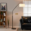 Artiva Ariana 80 Extendable LED Arched Floor Lamp, Oil Rubbed Bronze