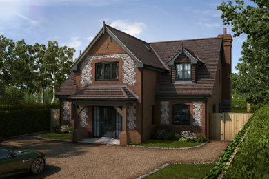 This is an example of a bohemian house exterior in Buckinghamshire.