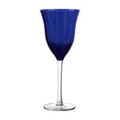 Qualia Meridian Wine Glasses, Cobalt Red, Set of 4