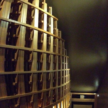 Curved Radius Custom Wine Racks in Dallas Texas